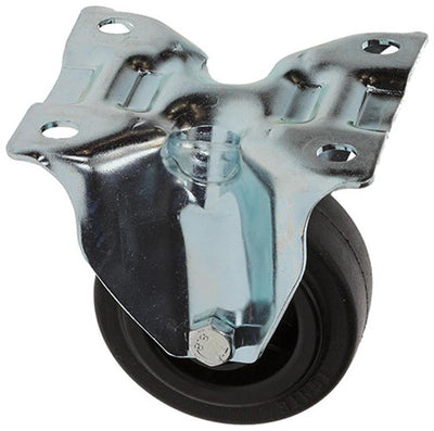 Mack by tente 1049121 – feste Radmontageplatte aus Gummi mit Nylonfelge 80 mm | 8 Stück