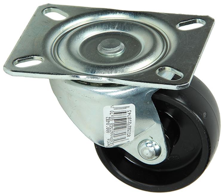 Mack by tente 1013185 – Nylon-Schwenkrad-Gleitlagerplatte 65 mm | 4 Stück