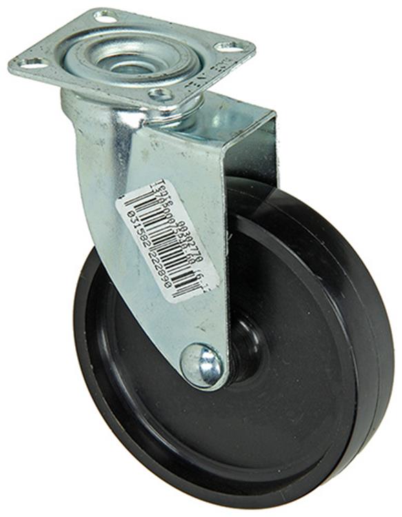 Mack by tente 1013182 – Rollen-Polyam.2-Kugellager mit Platte 75 mm | 6 Stück