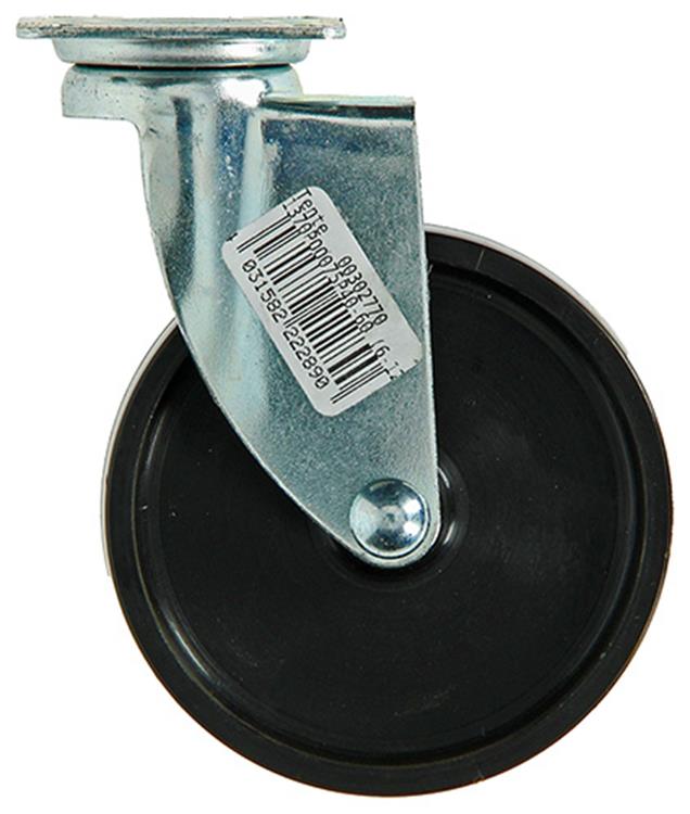 Mack by tente 1013182 – Rollen-Polyam.2-Kugellager mit Platte 75 mm | 6 Stück