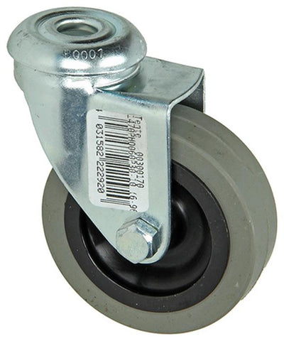 Mack by tente 1013183 - Gummiwalze 2 Kugellager Mittelloch 60mm | 6 Stück