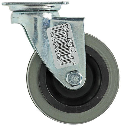 Mack by tente 1013184 - Gummiwalze 2 Kugellager mit Platte 60mm | 12 Stück