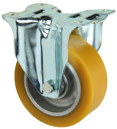 Mack by Tente 1058929 – Bockrad, PU-Trittplatte 125 mm | 4 Stück