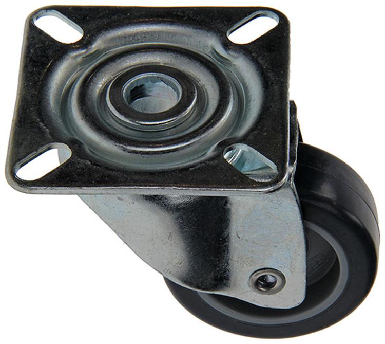 Mack by tente 1015240 - Gummiwalze 2 Kugellager mit Platte 50mm | 18 Stück