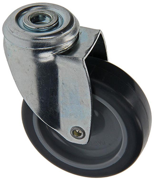 Mack by tente 1015238 - Gummiwalze 2 Kugellager Mittelloch 75mm | 12 Stück