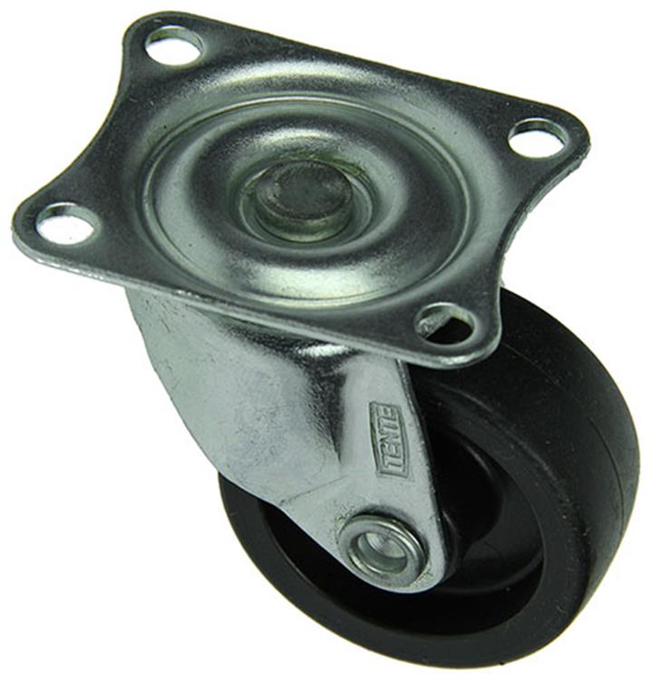 Mack by tente 1015236 – Polyam-Rolle. 1 Kugellager mit Platte 36mm | 18 Stück