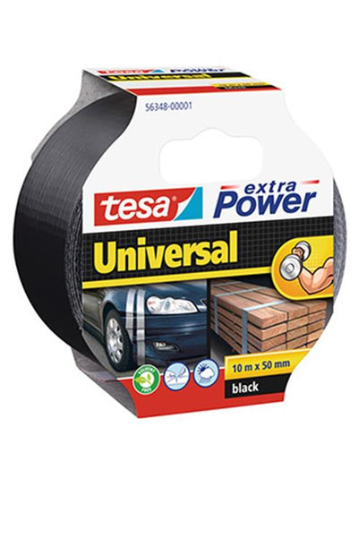 Tesa 1001550 - Extra Power uni.10x48 schwarz | 3 Stück