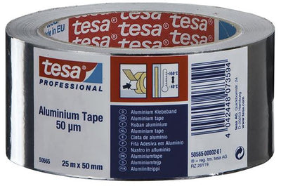 Tesa Professional 1002624 - Tesa Alu-Klebeband 25mx50mm | 18 Stück