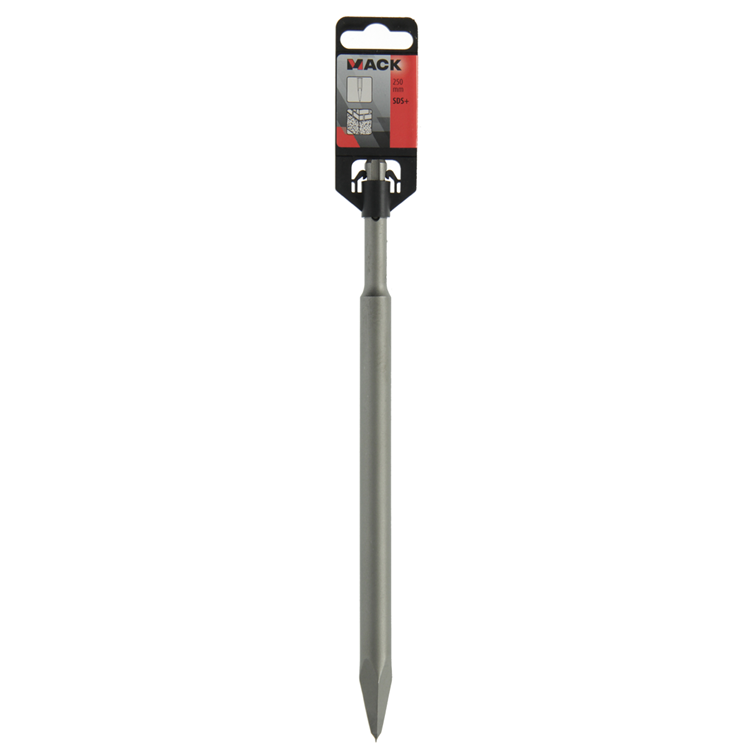Mack 1018245 – Spitzmeißel SDS + 250 mm | 3 Stück
