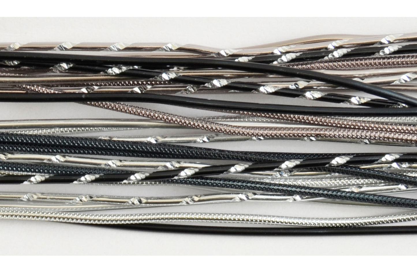 Vaessen creative • Schmuckset Alu-Stiele 40cmx2mm silber-schwarz 27tlg.
