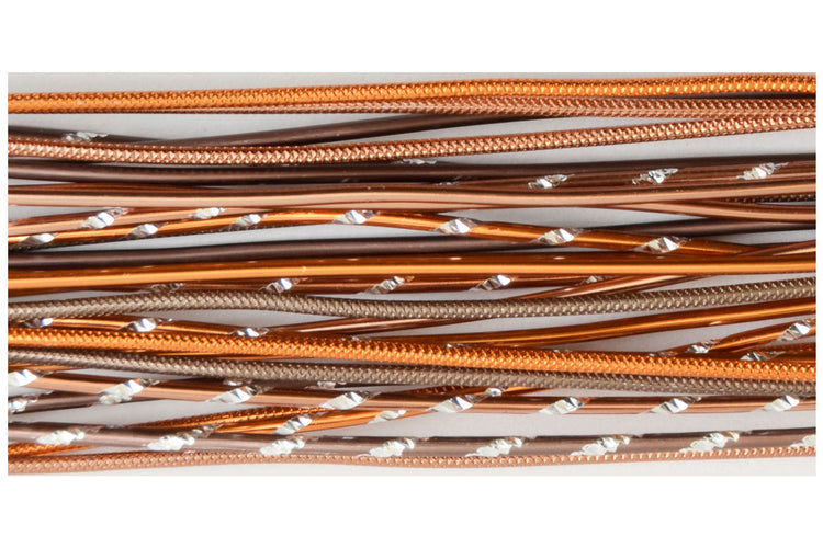 Vaessen creative • Schmuckset Alu-Stiele 40cmx2mm braun-kupfer 27tlg.