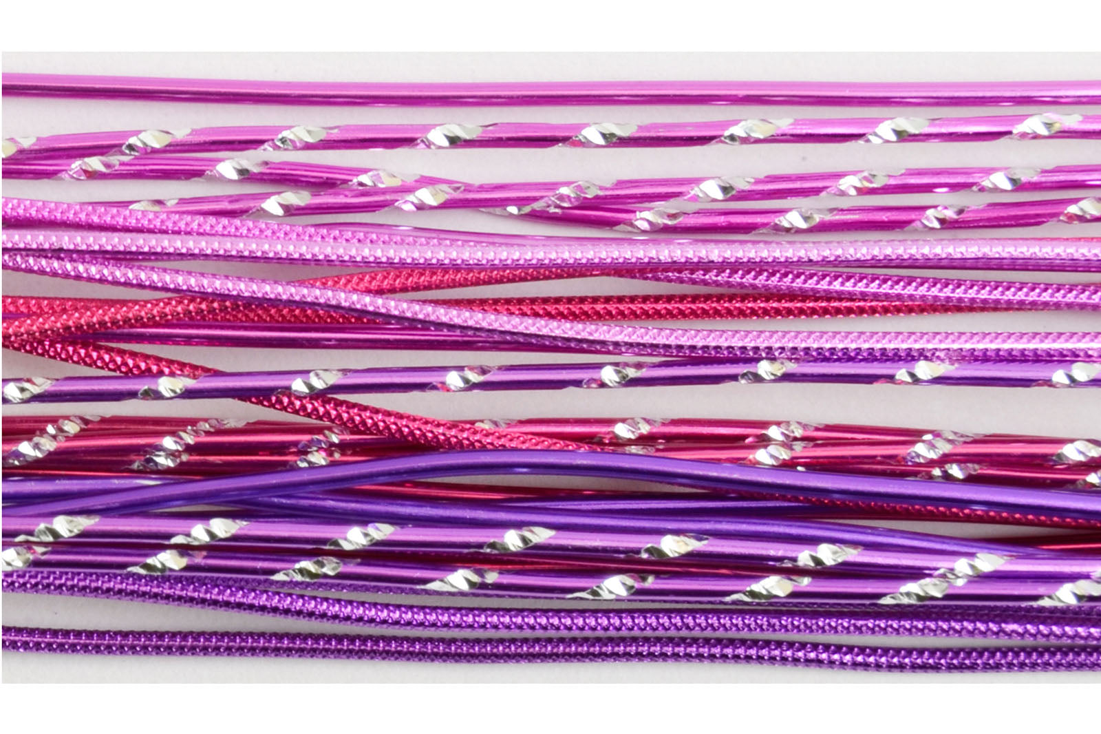 Vaessen creative • Schmuckset Alu-Stiele 40cmx2mm lila-rosa 27tlg.