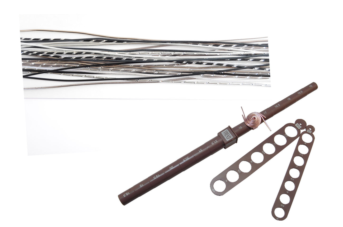 Vaessen creative • Schmuckset silber-schwarzes Werkzeug