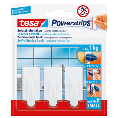 Tesa 1002617 - powerstr.small trend wit | 6 Stück