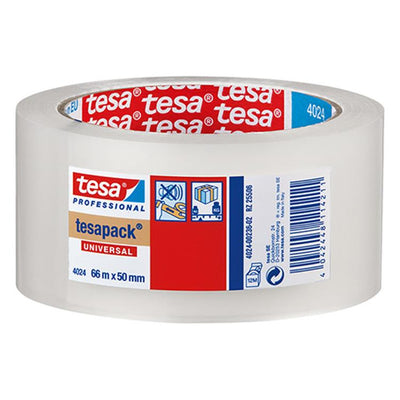 Tesa Professional 1059181 – 4024 Packung PP trans 66 m x 50 mm | 6 Stück