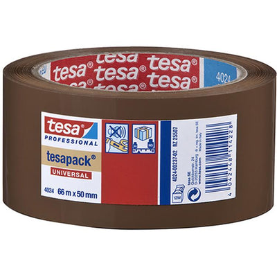 Tesa Professional 1059182 – 4024 Packung PP braun 66 m x 50 mm | 6 Stück