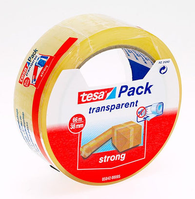 Tesa 1001351 - Packband Eco 66x50 Trsp | 6 Stück