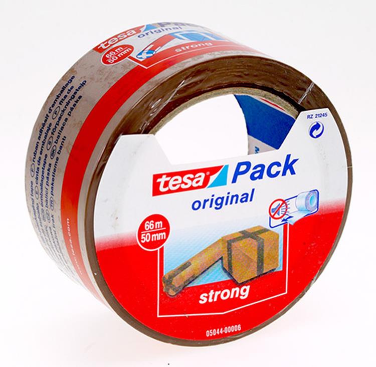 Tesa 1001350 - Packband Eco 66x50 braun | 6 Stück