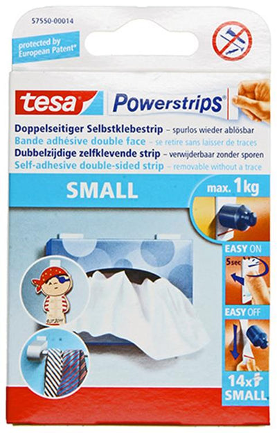 Tesa 1039673 – PowerStr Small CS | 15 Stück
