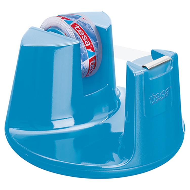 Tesa 1059227 – kompakter Tischspender blau 1xcc | 8 Stück