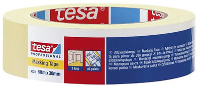 Tesa Professional 1009783 – 4323 Abdeckband 50 m x 38 mm | 8 Stück