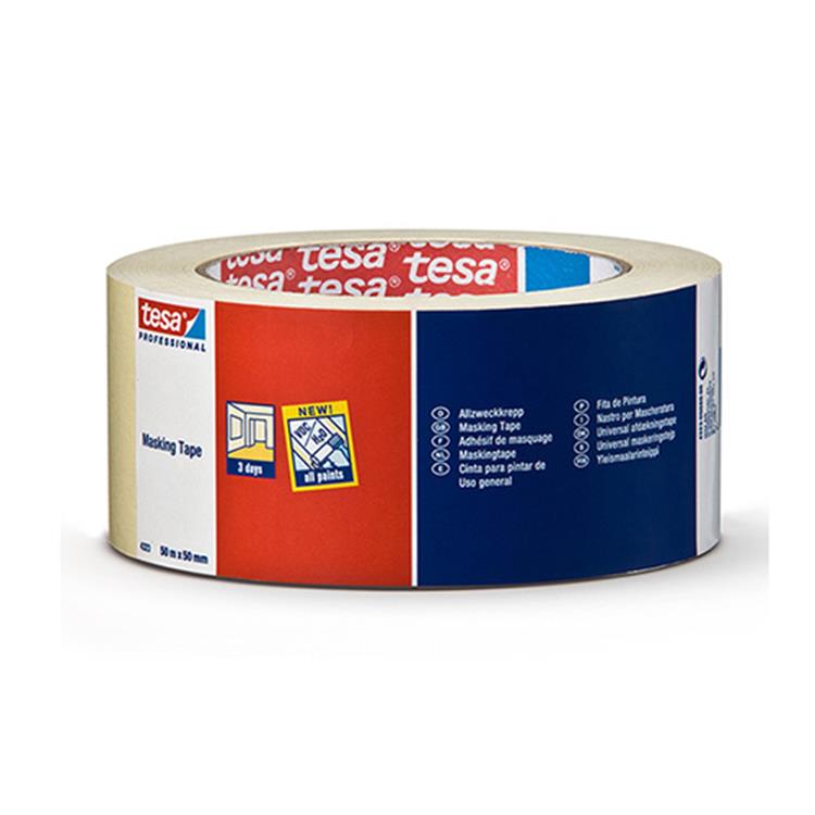Tesa Professional 1009784 – 4323 Abdeckband 50 m x 50 mm | 6 Stück