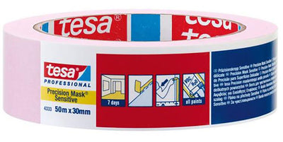 Tesa Professional 1009792 – 4333 Prec Mask Sens 50 m x 38 mm | 4 Stück