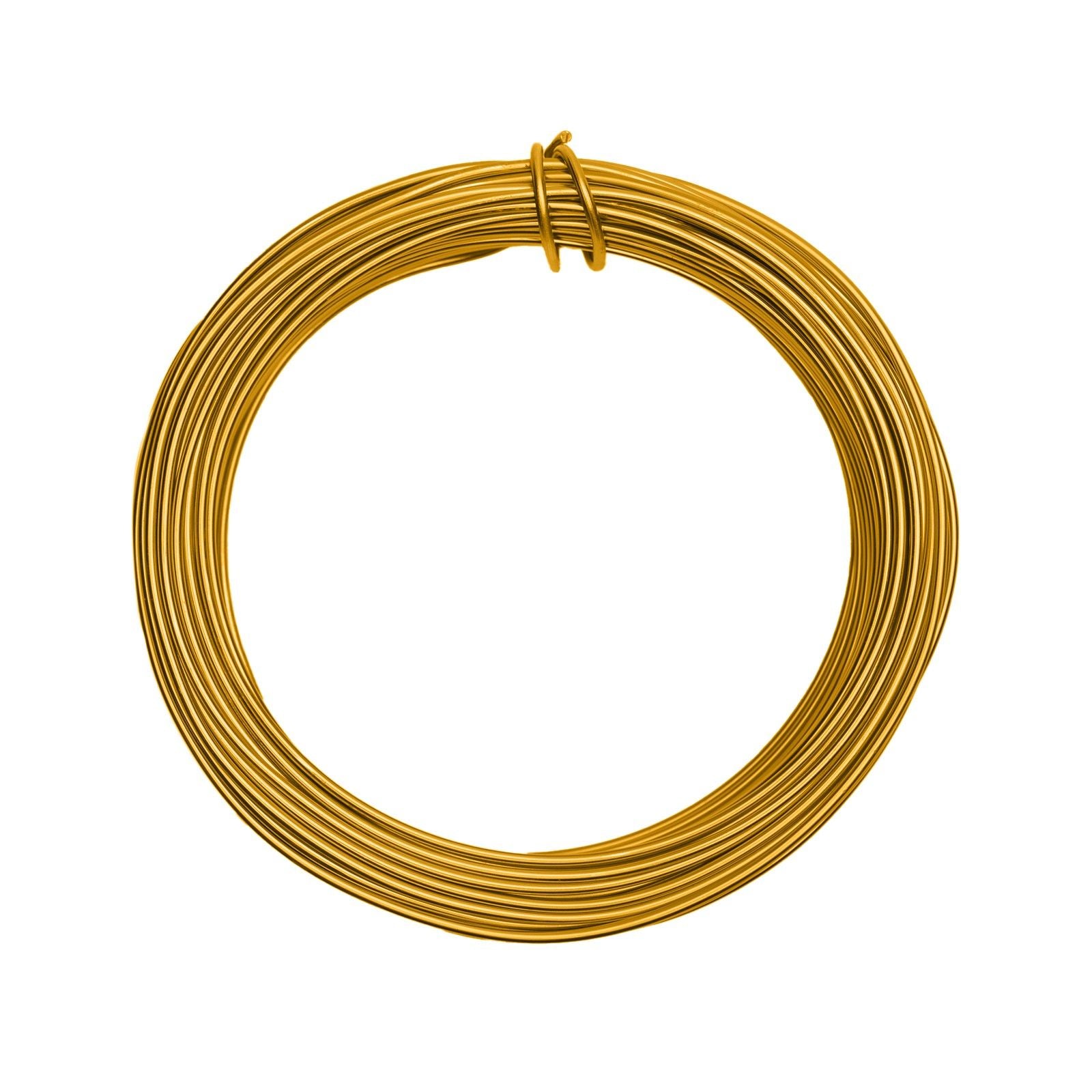 Vaessen creative • Aluminiumdraht 500g 37mx2,5mm Gold