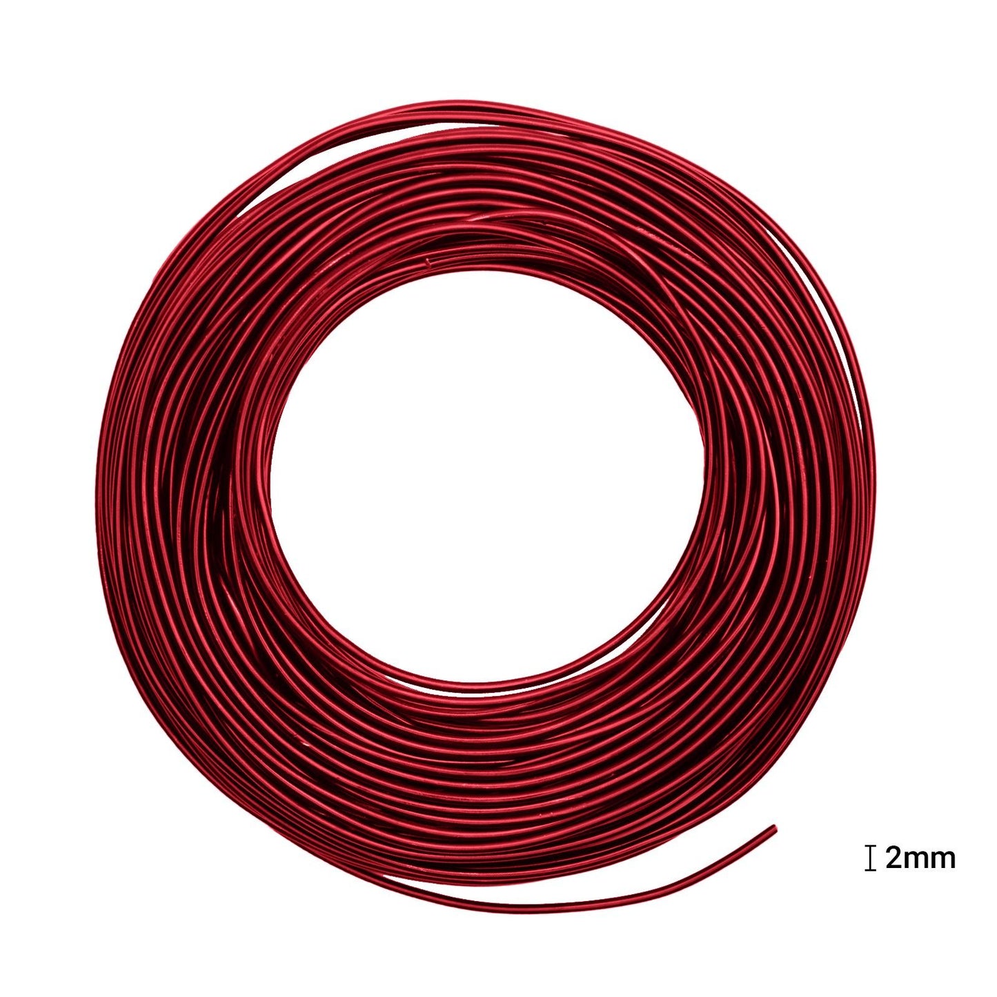 Vaessen creative • Aluminiumdraht 500g 37mx2,5mm rot