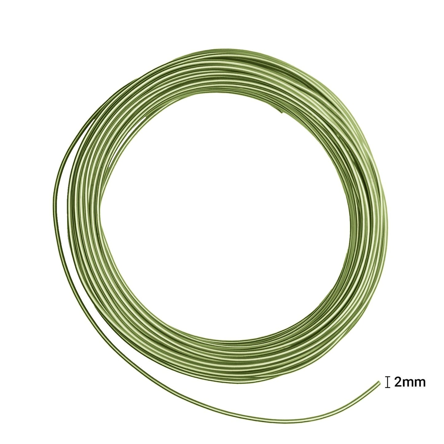 Vaessen creative • Aluminiumdraht 500g 37mx2,5mm apfelgrün