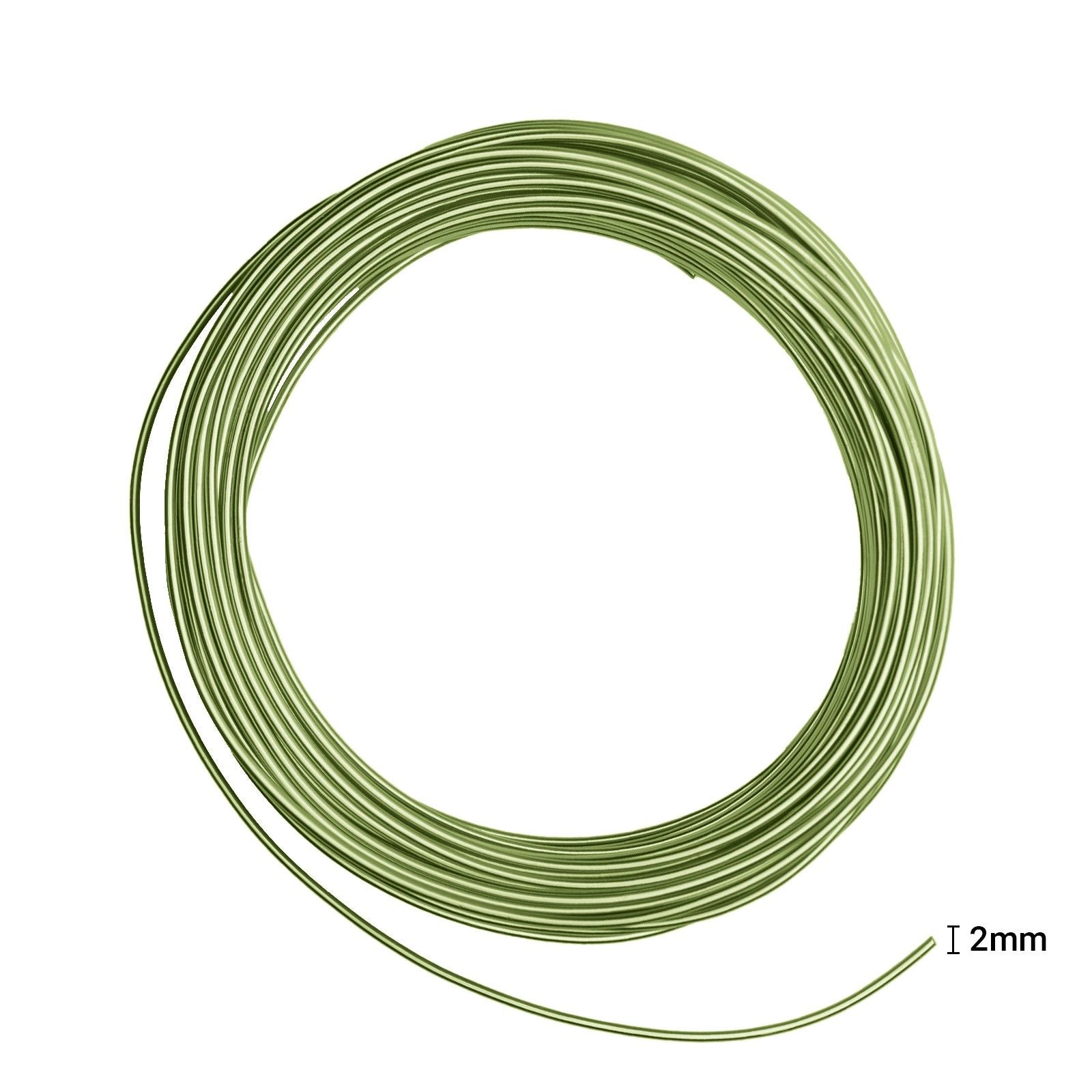 Vaessen creative • Aluminiumdraht 500g 37mx2,5mm apfelgrün