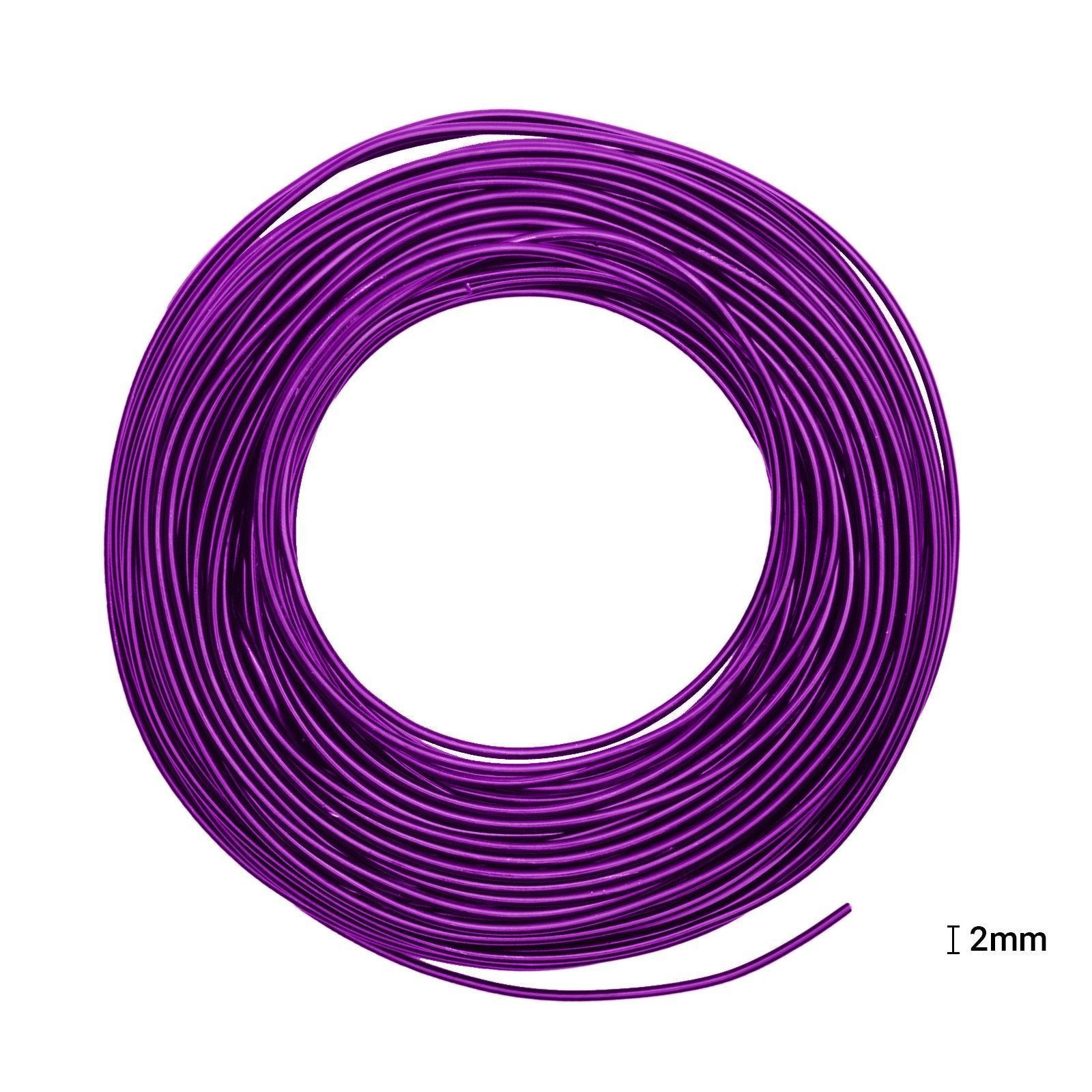 Vaessen creative • aluminum wire 500g 37mx2.5mm lavender
