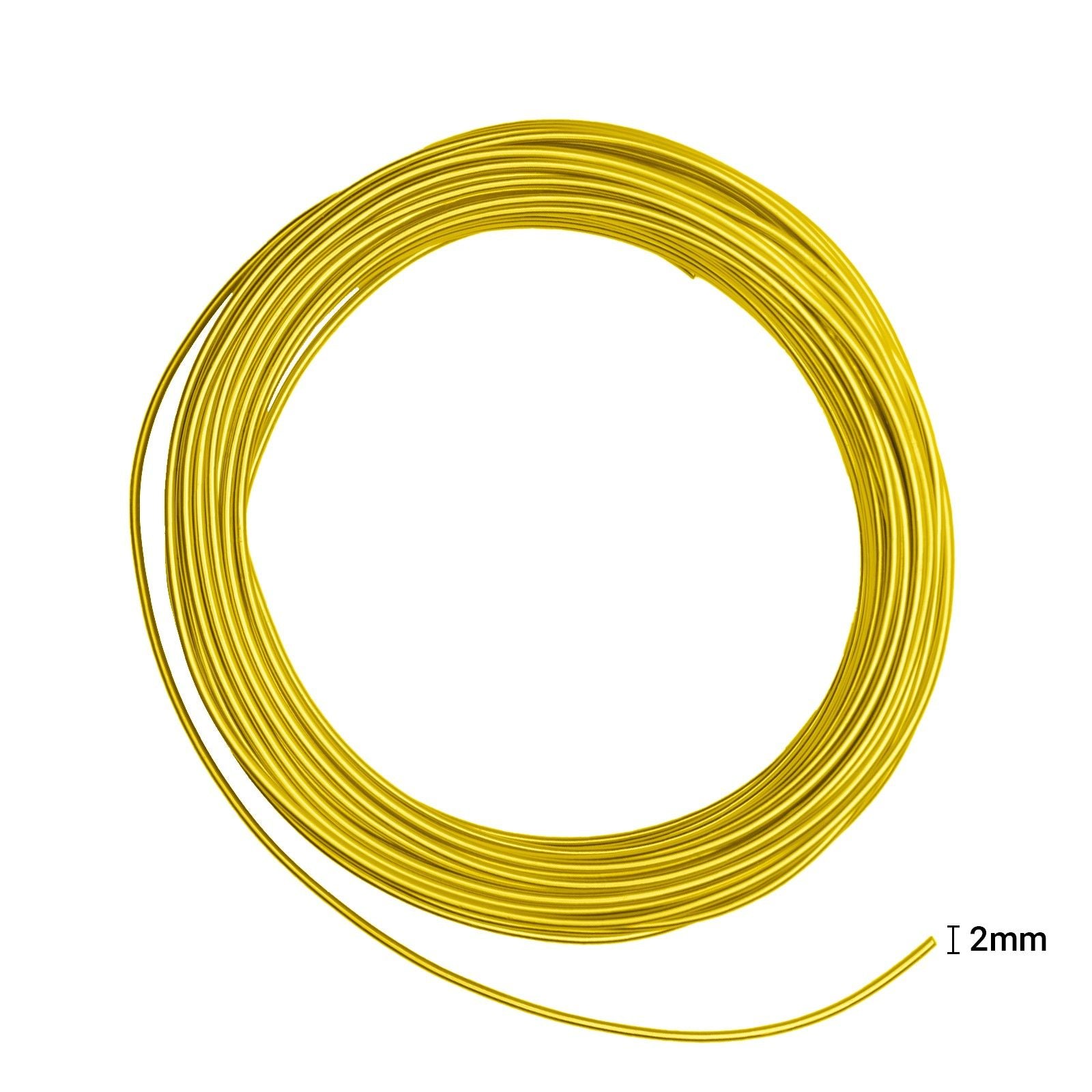 Vaessen creative • Aluminiumdraht 500g 37mx2,5mm sonniges Gelb