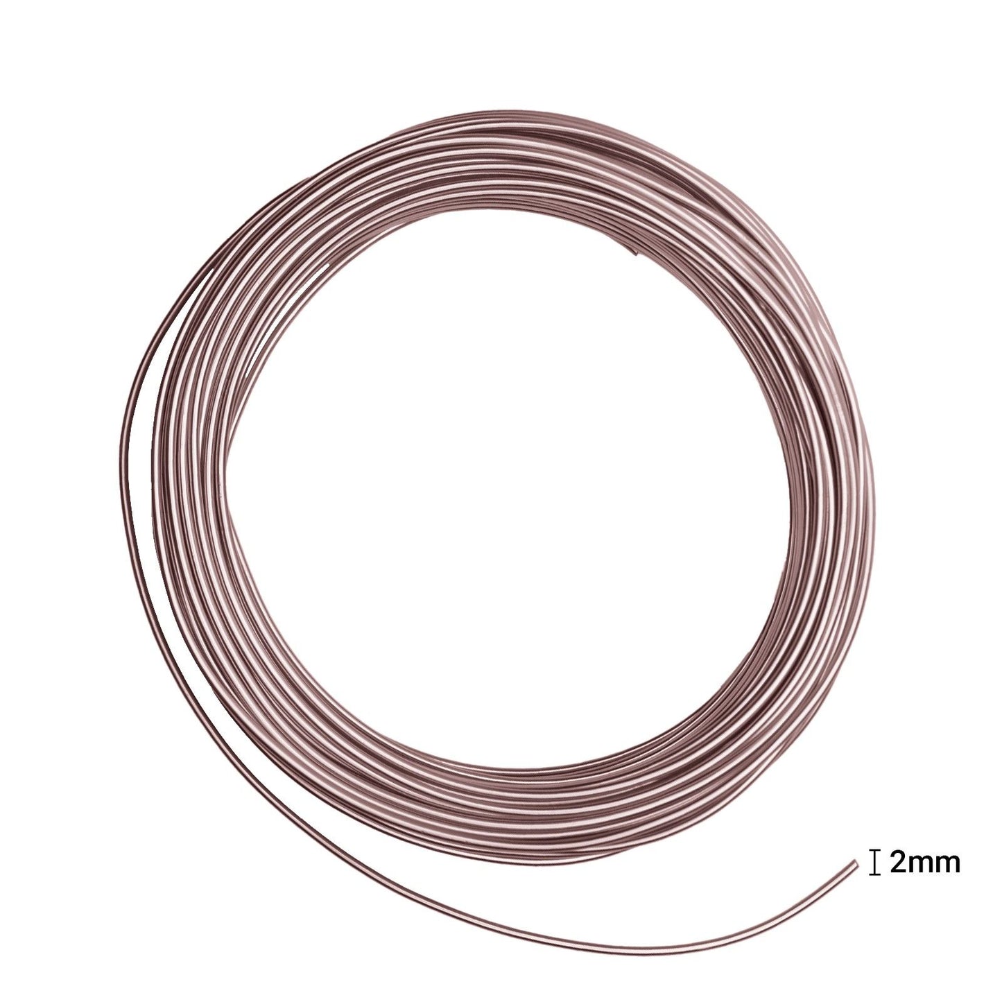 Vaessen creative • Aluminiumdraht 500g 37mx2,5mm neblig rosa