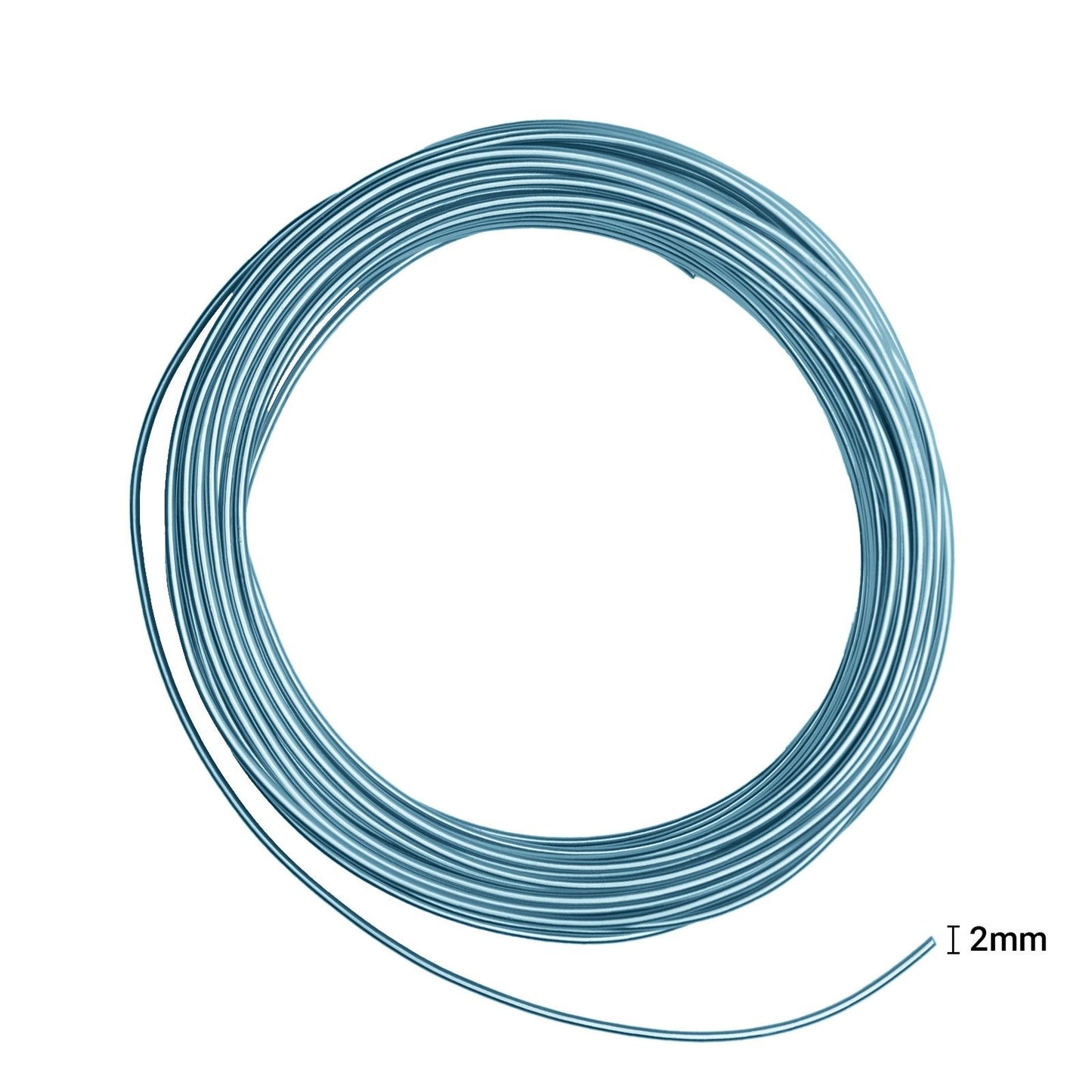 Vaessen creative • Aluminiumdraht 500g 37mx2,5mm eisblau