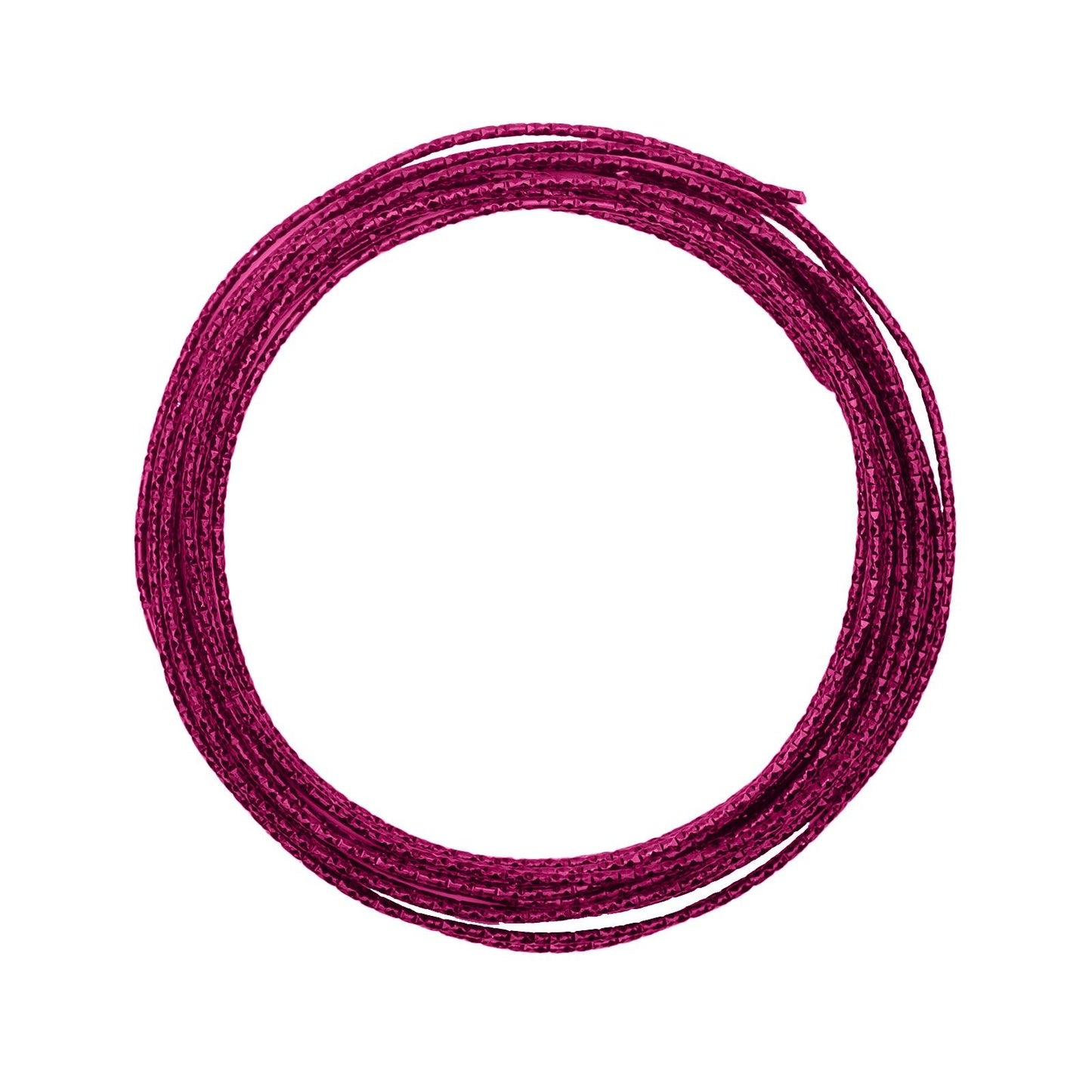 Vaessen creative • Hammer aus Aluminiumdraht, 2 mm x 5 m, kräftiges Rosa