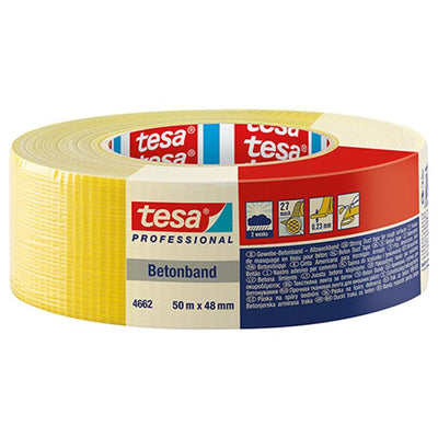 Tesa Professional 1059194 - Betonstreifen gelb 50m 48mm | 6 Stück