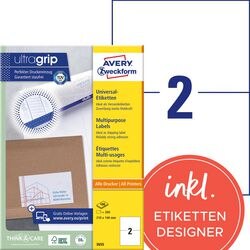 Universelle Etiketten Avery Zweckform 3655 210x148mm