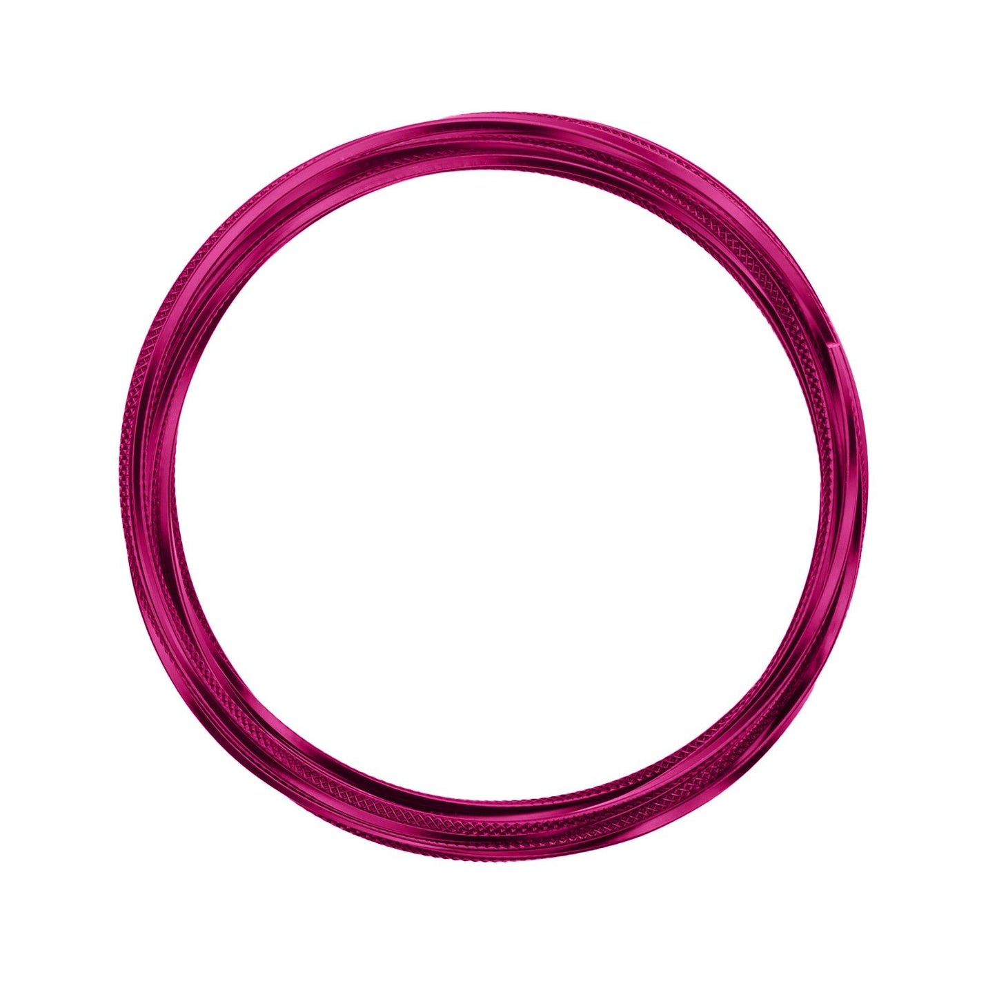 Vaessen creative • Aluminiumdraht, dreieckig geprägt, 2,8 mm x 5 m, kräftiges Rosa