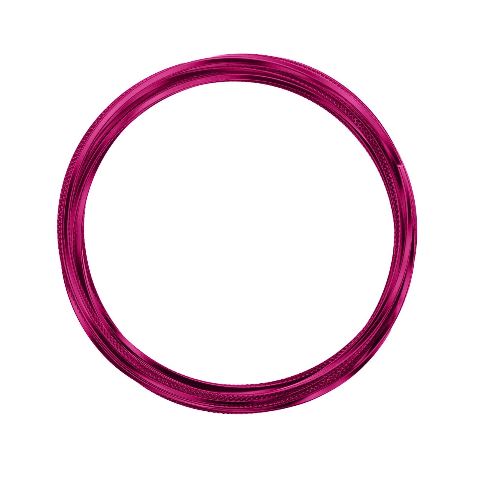 Vaessen creative • Aluminiumdraht, dreieckig geprägt, 2,8 mm x 5 m, kräftiges Rosa