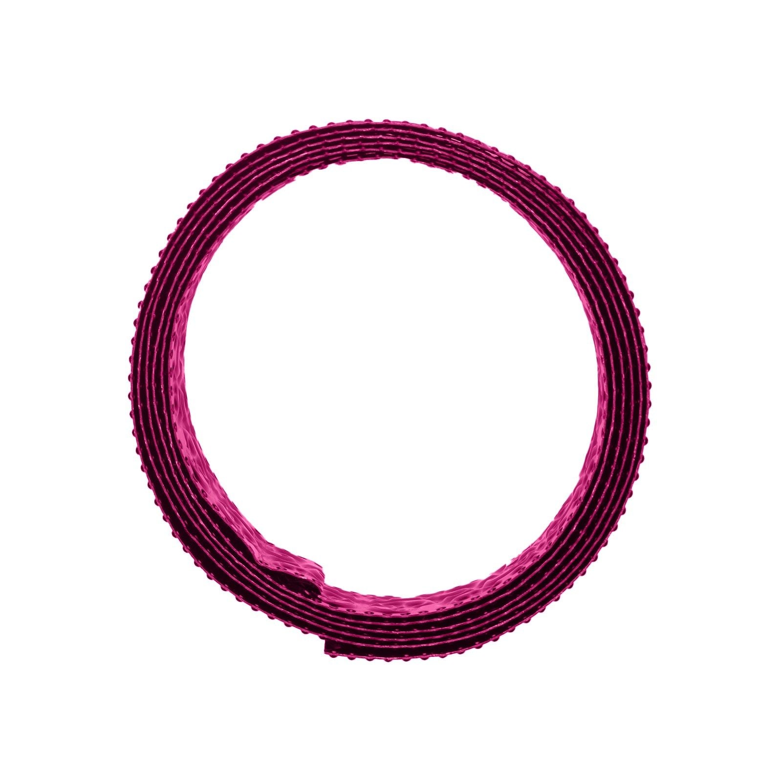 Vaessen creative • Aluminiumdraht, dreieckig geprägt, 2,8 mm x 5 m, kräftiges Rosa