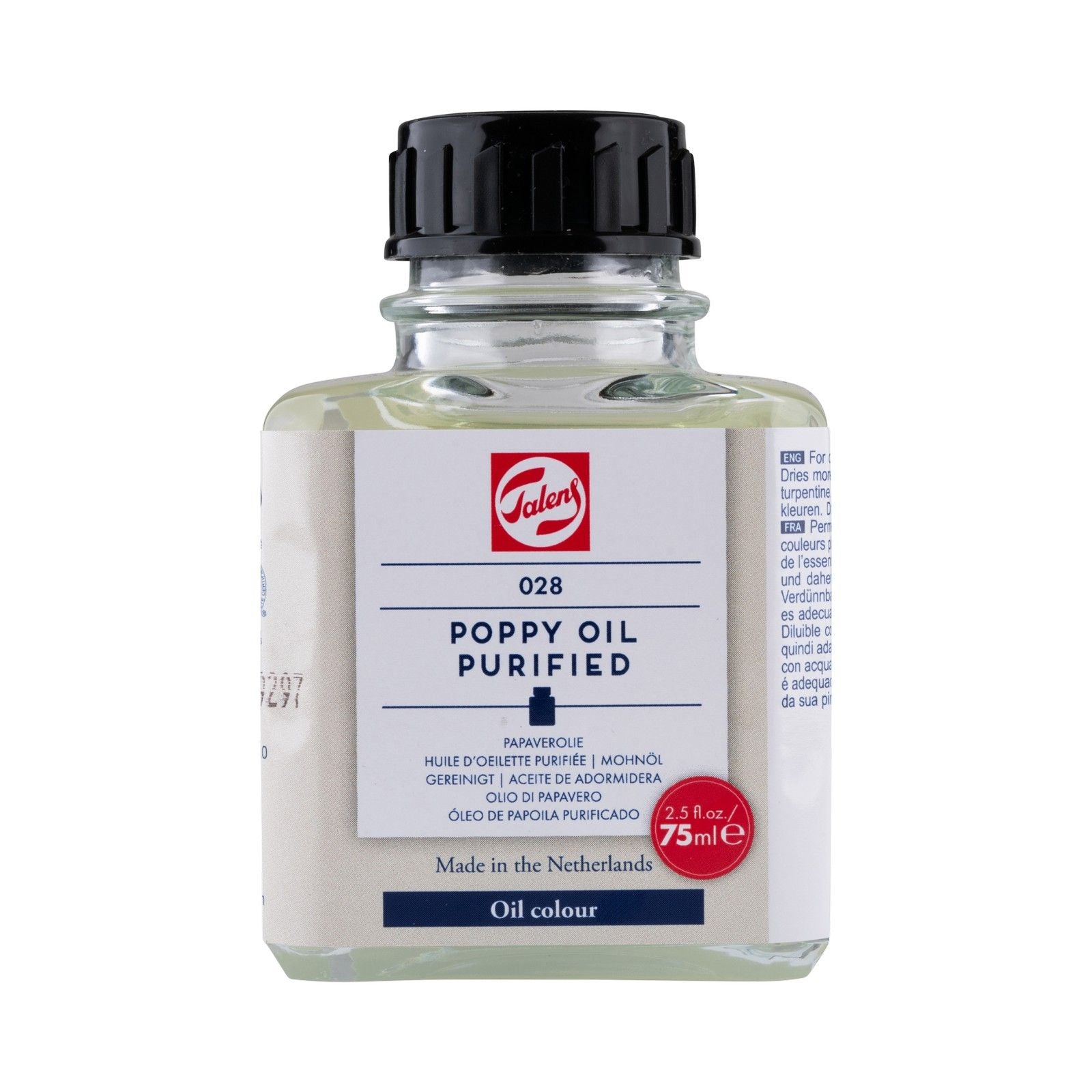 Talens • Mohnöl 028, Flasche 75 ml