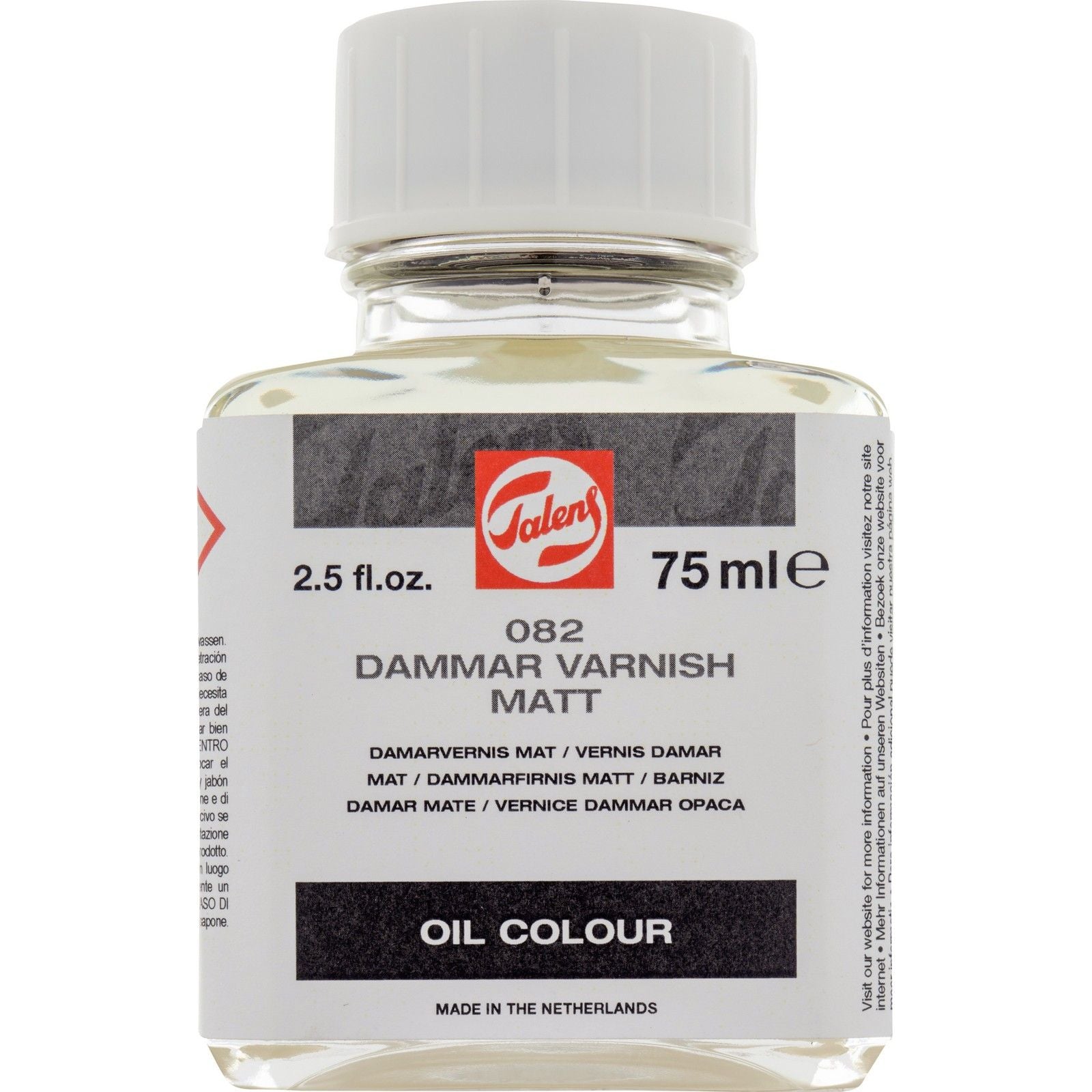 Talens • Damar-Lack matt 082, Flasche 75 ml