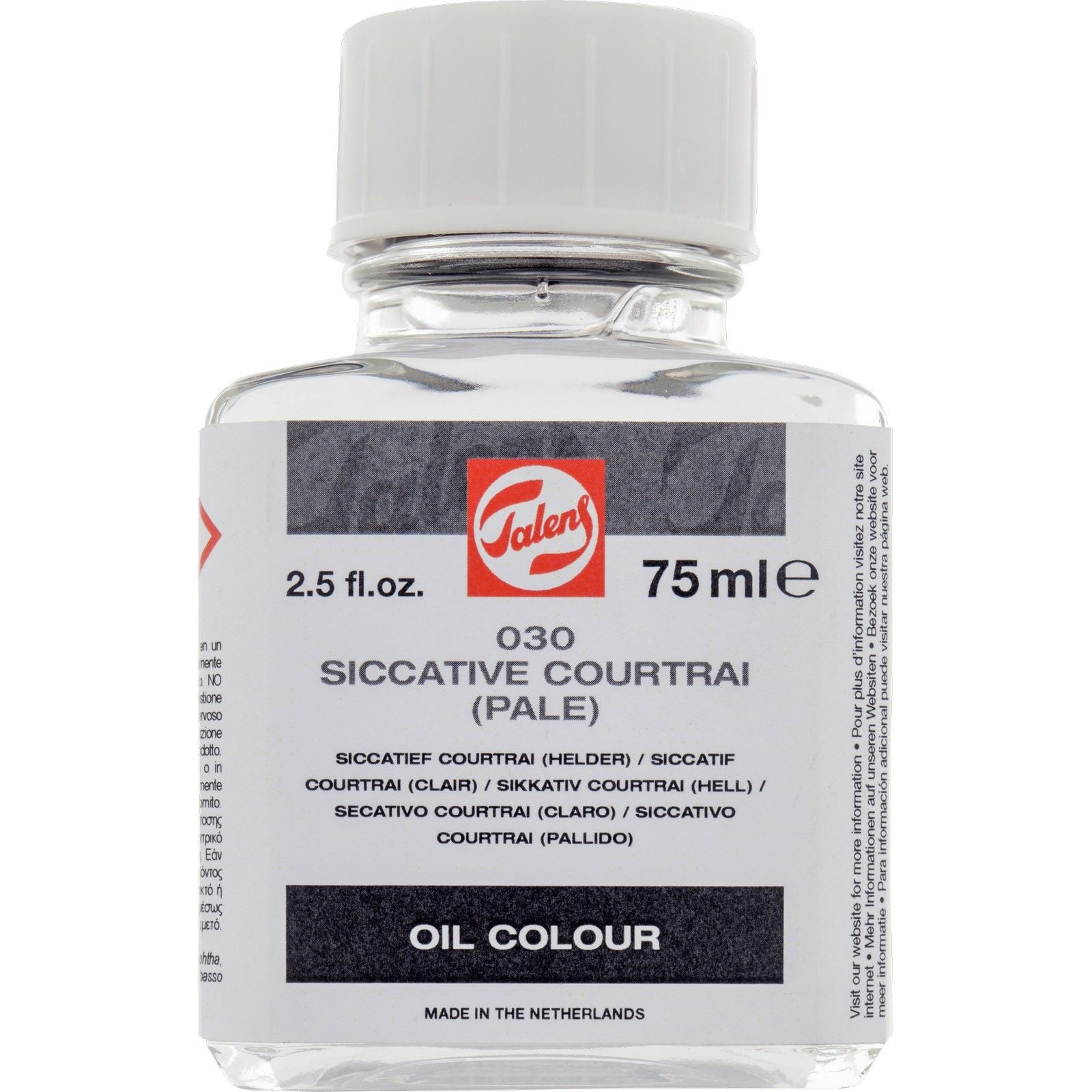 Talens • Sikkativ Courtrai (klar) 030 Flasche 75 ml