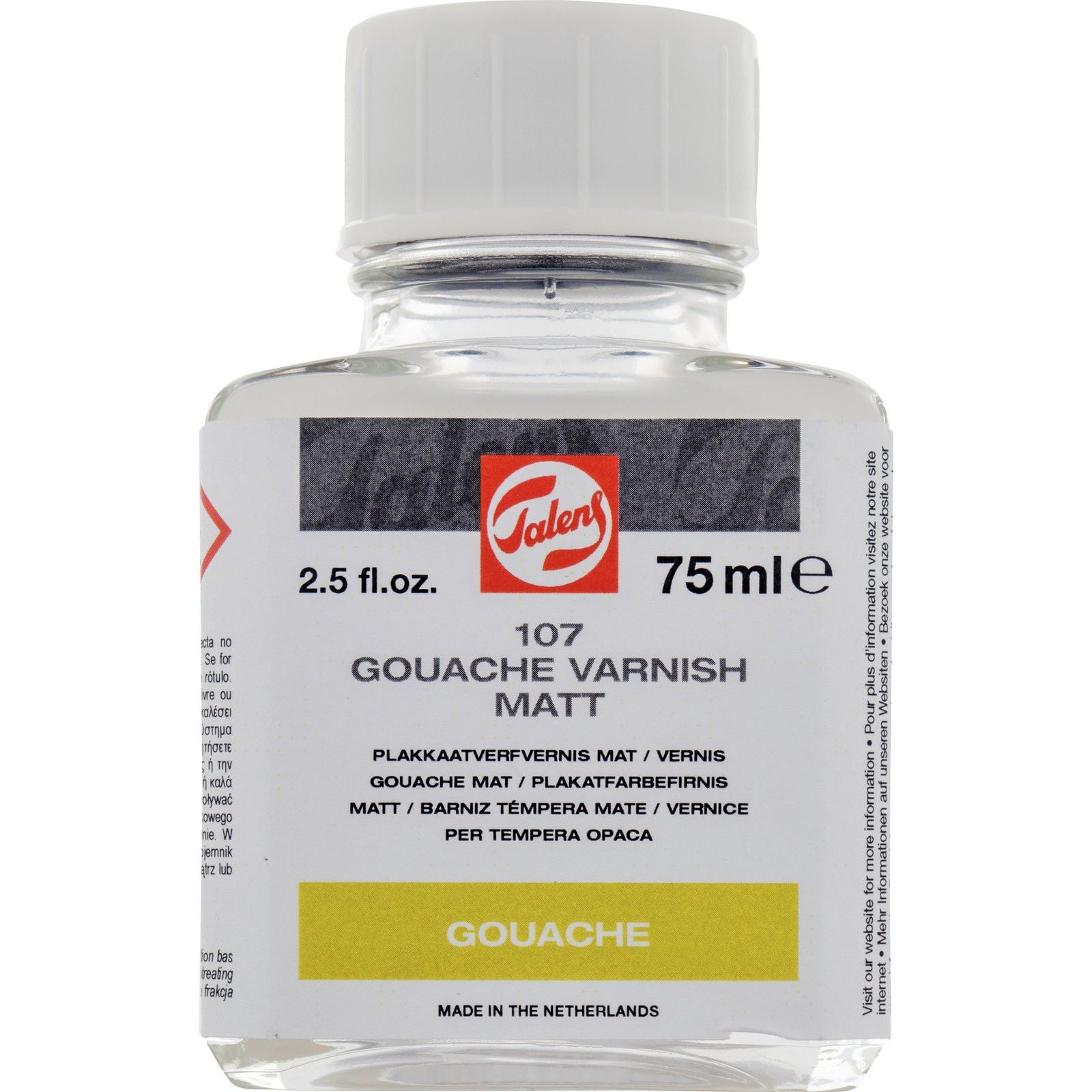 Talens • Gouachelack matt 107, Flasche 75 ml