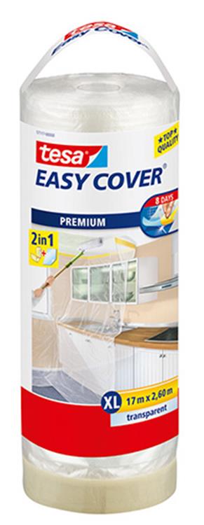 Tesa 1001539 – Easycover-Nachfüllung, 17 m x 26 cm | 6 Stück