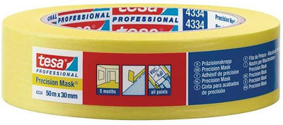 Tesa Professional 1002774 – 4334 Präzisionsmaske 50 m x 38 mm | 4 Stück