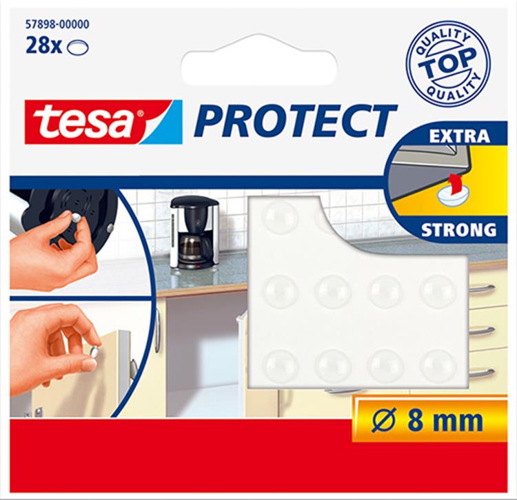 Tesa 1003213 - Schalldämpfer 8mm transp. | 20 Stück