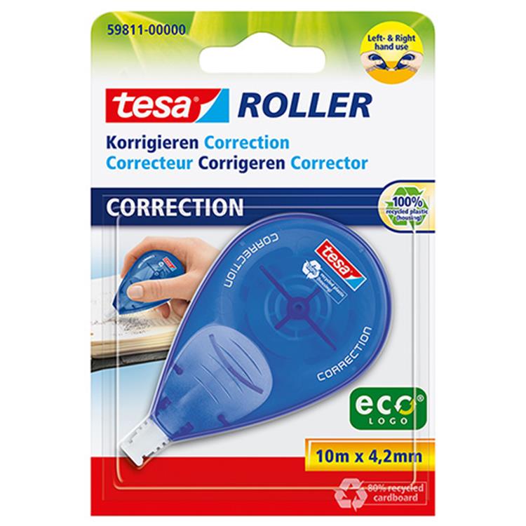 Tesa 1059265 - Seitliche Korrekturrolle 10m | 6 Stück