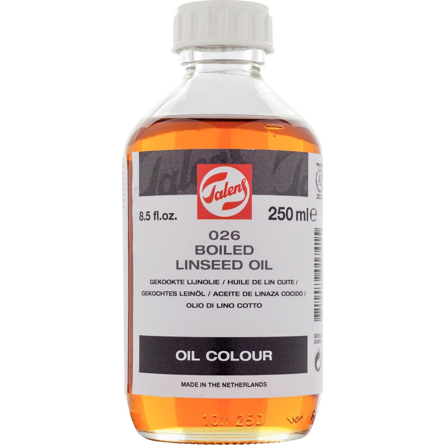 Talens • gekochtes Leinöl 026, Flasche 250 ml